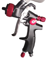 Pistol Semprot Cat Pneumatik Industri SRI Pro LISSON MINI 88 untuk Otomotif, Lembaran Logam, Pertukangan Kayu, Penyemprotan Furnitur HVLP dengan Cup 200ml
