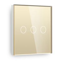 86 norme ue pour Tuya Eu/UK Wifi interrupteur intelligent interrupteur d'éclairage mural 220v ABS matériel avec écran tactile Zigbee réseau Alexa