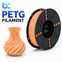 Filamento PETG OEM de 1.75mm, 1kg, para Impresora 3D, Color Personalizado, Logotipo, Empaque de Marca, Alta Resistencia, Bajo Olor, Becreative, Impresoras 3D FDM, MOQ
