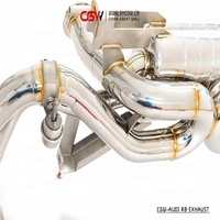 Silencieux d'échappement Growling Sound avec soupapes à vide pour Audi R8 V10 5.2 Plus année 2017-2019 Catback