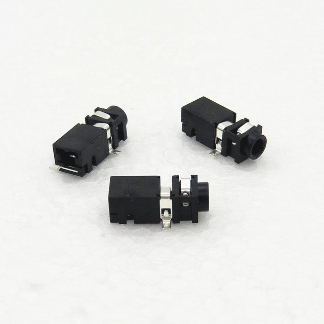 KD ST-180A 2.5mm Mini Stereo Audio Jack Female Adapter Laptop Brass/Nylon Black IP20 Rated ISO14001 Certified Power Charging