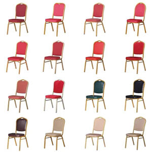 Wholesale Upholstered <b>Blue</b> Event Party <b>Chairs</b> Upholestered Back and Seat Fabric Hotel Banquet <b>Chair</b> - Product Image 5
