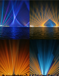 Proyector de movimiento exterior IP65 para iluminación de monumentos y eventos festivos - Product Image 1