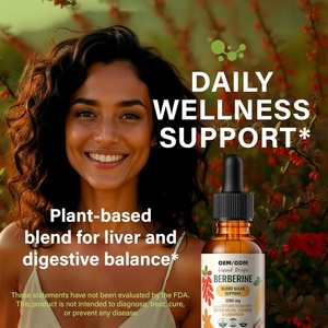 Complément alimentaire liquide à la berbérine 1200 mg, contenant de la cannelle de Ceylan, de la courge amère et du curcuma, compléments à base de plantes pour adultes - Product Image 5