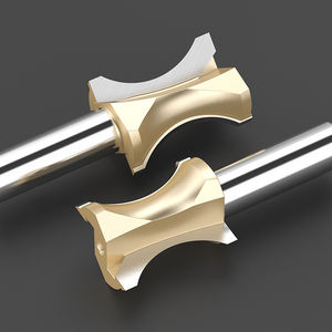 Haho 1/2 אינץ ישר חצי עגול נתב ביט טונגסטן קצת טונגסטן פלדה קעורה שרשרת חותך 6512 - Product Image 3