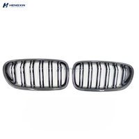 Grille de pare-chocs avant en fibre de carbone à double lamelles F10 pour BMW Série 5 F10 F11 F18 M5 2010-2017