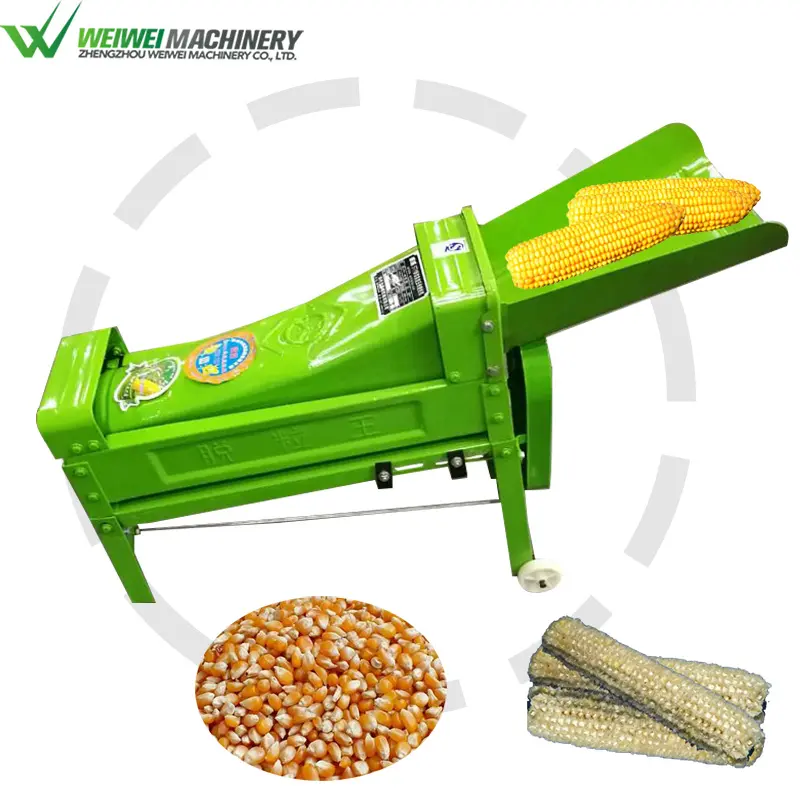 Weiwei मशीनरी प्रचार मकई मक्का sheller मशीन की कीमत मकई husking थ्रेशर मशीन