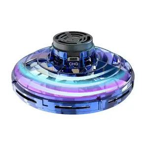 Flytec MINI LED Finger Drone Hand Control Spinning Top Rotate Tricked-out Gyrocopter Magic Ball Fingertip UFO Rc Toys Color BOX