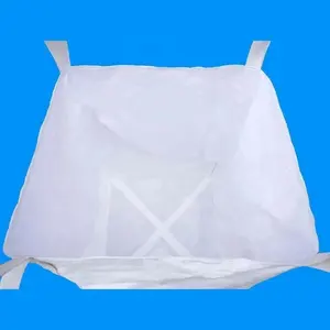 सांस लेने योग्य पॉलीप्रोपाइलीन (पीपी) जंबो बैग 1000 किग्रा 1 टन बड़ा बैग पैकिंग चावल चीनी गेहूं मक्का मकई का आटा अनाज रेत उर्वरक
