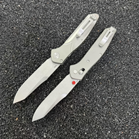 Couteau pliant de luxe en acier M390 de haute précision CNC BM 9400, manche en titane TC4, couteau de poche tactique de survie en plein air, outil EDC