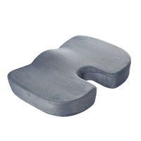 Coussin de Siège Ergonomique en Gel Amélioré, Oreiller Orthopédique en Mousse à Mémoire pour Coccyx, Coussin de Siège Auto pour Douleur au Coccyx, Tapis de Chaise de Bureau