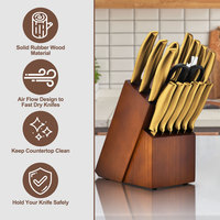 TOALLWIN lüks Cuchillos De Cocina profesyonel çelik mutfak bıçağı altın titanyum şef mutfak bıçağı seti mutfak bıçakları seti