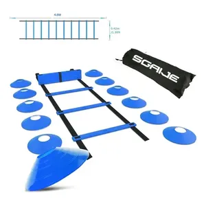 Kit scala pliometrica con 10 piastre velocità e agilità di formazione prodotto - Product Image 1