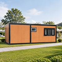 Maison conteneur mobile de luxe de haute qualité, 20 pieds 40 pieds, en structure acier, écologique, avec salle de bain et cuisine, pour villa et complexe hôtelier