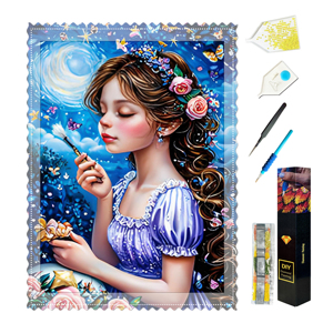 Kit Mosaico Pittura Diamante 5D Fai da Te: Ritratto Artistico Moderno Personalizzato Dipinto <span class=keywords><strong>a</strong></span> Mano con Perline Quadrate e Rotonde, Ricamo <span class=keywords><strong>a</strong></span> <span class=keywords><strong>Punto</strong></span> <span class=keywords><strong>Croce</strong></span>, Regalo Perfetto - Product Image 2
