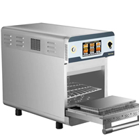 Four à micro-ondes à convection commercial 3500W, 20L, commande tactile numérique, chauffage rapide 0-280°C, acier inoxydable, pour la restauration et la cuisine