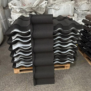 Tuile de toit enduite de pierre romaine de 0.2mm de profondeur économique pour le projet de logement à faible coût du Nigeria Installation et <span class=keywords><strong>entretien</strong></span> faciles - Product Image 5