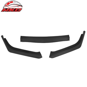 เหมาะสำหรับ Honda Civic Sedan ปี 2013-2015 สไตล์ GT ชุดแต่งกันชนหน้า สีดำด้าน - Product Image 5
