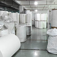 Chiffons de nettoyage automatiques en tissu non tissé pour machine d'impression offset FORDIA, rouleau de chiffons de lavage à sec/humide, blanc/bleu