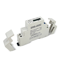Medidor de Energía Eléctrica Monofásico Fengyilong DRS-205C 5(45)A 230V con Pantalla LCD, Medidor de kWh, Medidor de Potencia para Riel DIN