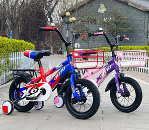 Vélo de sport à vitesse unique pour garçon Training Kids Bike avec fourche en aluminium Pédale en acier et 4 roues d'entraînement - Product Image 4