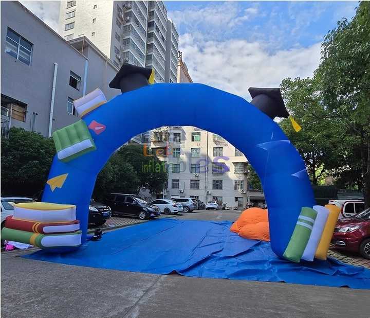 Graduation Inflatables Inflatable Book Entrance Arch Customized ...