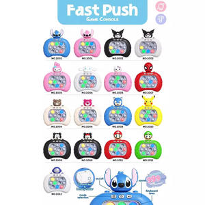 Console de jeu électronique portable lumineuse Quick Push : Jouet <span class=keywords><strong>Pop</strong></span> Fidget éducatif pour enfants - Product Image 5