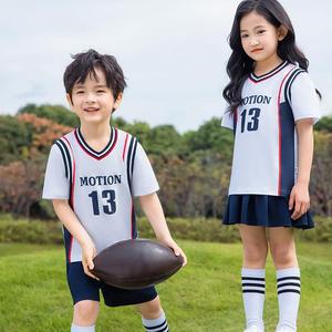 ชุดเครื่องแบบนักเรียน2ชิ้นน่ารักชุดเครื่องแบบนักเรียนอนุบาลออกแบบได้ตามต้องการสีขาว - Product Image 2