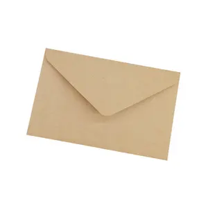 简约6.2*4.3复古纸信封批发现货C6信封创意牛皮纸贺卡信封定制