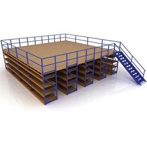 Système de rayonnage industriel Mezzanine Entrepôt en acier Plate-forme d'étagère de stockage à plusieurs niveaux pour l'optimisation de l'espace et l'efficacité - Product Image 2