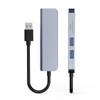 5-en-1 USB3.0 Multifuncional OTG HUB SD TF Lector de tarjetas USB C a USB Adaptador para computadora Laptop Tablet PC