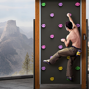 Parc de trampolines intérieur de grande taille avec logo personnalisé, mur d'<span class=keywords><strong>escalade</strong></span> en roche, panneaux d'<span class=keywords><strong>escalade</strong></span> électriques pour enfants et adultes - Product Image 3