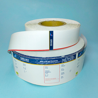 Papier thermique couché personnalisé pour billets d'embarquement, couleurs variées, impression en gros, pour billets d'avion ou billets de transport aérien