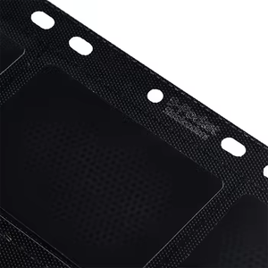 Pochettes d'album noires à 6 anneaux Pages à 9 poches avec fermeture à clip Matériau PP en plastique imprimable - Product Image 6