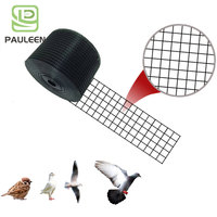Grillage soudé en acier galvanisé PVC noir pour protection des panneaux solaires contre les oiseaux et les écureuils