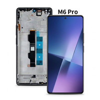 Pantalla LCD para Teléfono Móvil Incell al por Mayor con Marco para Poco M6 Pro, Pantalla de Repuesto 100% Probada de Fábrica