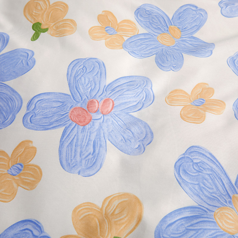Matin fleuri et soirée au clair de lune [Tissu 100 % pur coton]