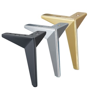 Furniture <b>Leg</b> Metal Diamond Shape 10cm 13cm 15cm 17cm Heavy Duty <b>Sofa</b> Cabinet Coffee Table Support Modern Design - Product Image 2