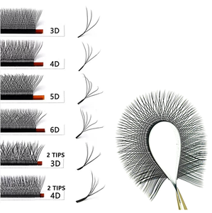 Vente en gros d'extensions de cils bruns à prix d'usine, marque privée, volume russe YY, plateaux d'extension de cils technologiques - Product Image 5