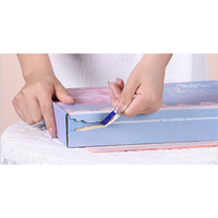 Emballage ondulé en papier coloré pour chaussettes, sous-vêtements, livraison gratuite, vente en gros