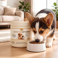 Complément alimentaire digestif pour animaux de compagnie en gros – Friandises à mâcher molles pour le soin intestinal – Complément nutritionnel pour la santé digestive des chiens et des chats