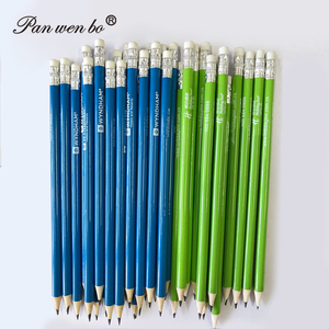 Panwenbo Nhà Máy Bán Buôn Biểu Tượng Tùy Chỉnh Số Lượng Lớn Tiêu Chuẩn Bút Chì Gỗ Nguyên Liệu Tự Nhiên Graphite Bút Chì Với Tẩy - Product Image 6