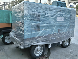 Compresseur d'<span class=keywords><strong>air</strong></span> à vis diesel portable double pression Kaishan LGCY-25/23-27/18K 25-27m³/min 18-23bar pour forage DTH - Product Image 5