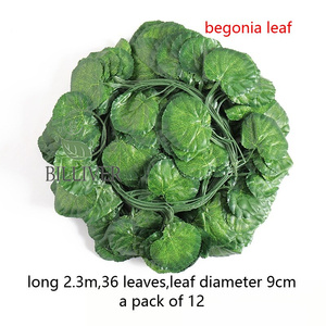 Bán Buôn Ngoài Trời Màu Xanh Lá Cây Bạch Đàn Lá Cọ Nhân Tạo Nho Lá Hàng Rào Cho Đám Cưới Trang Trí Nội Thất Tường Trần Treo Nhà Máy - Product Image 6