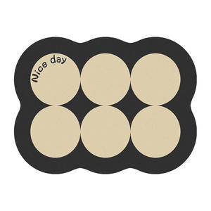 Tapis de bain géométrique minimaliste, forme Alien personnalisée, absorbant et antidérapant, en fibre de polyester, pour salle de bain, toilettes, entrée, porte - Product Image 3