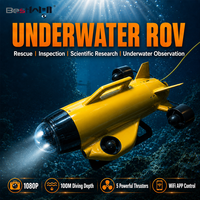 ROV Bawah Air 1080P 100M Kendaraan yang Dioperasikan dari Jarak Jauh dengan Kamera Robot Bawah Air untuk Memancing dan Inspeksi