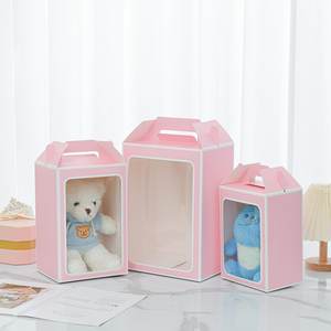 Suppliers Wholesales <b>Clear</b> Window Box Packaging Paper <b>Boxes</b> With <b>Clear</b> Window Front - Product Image 4