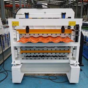 Ming mu đầy đủ tự động ba lớp kim loại tấm hình thành máy cho màu thép gạch - Product Image 2