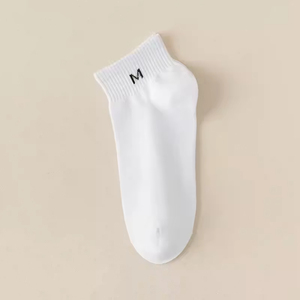 Wholesale Anti-bacterial Mens 5 Pcs <b>Socks</b> – Custom Logo Casual Ankle <b>Socks</b> Unisex Anti Odor <b>Socks</b> - Product Image 2