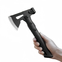 Hache tactique multifonctionnelle à tête ouverte couteau de défense extérieur survie camping arbre hacher bois hache ouvrier avec gaine